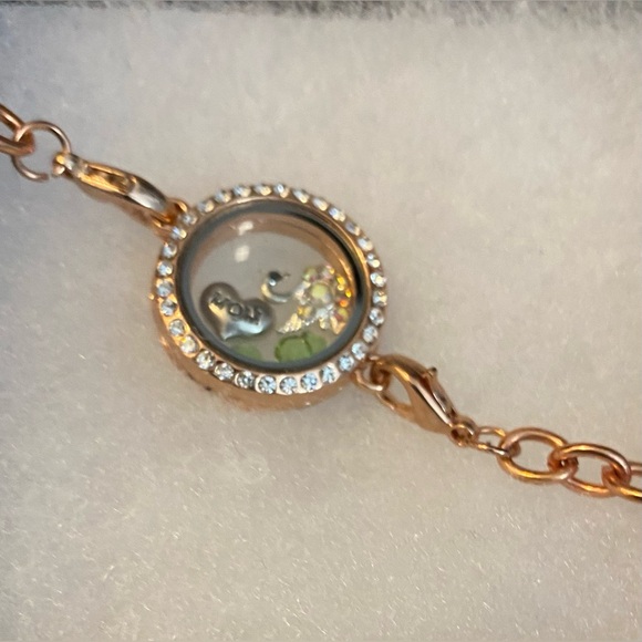 NEW Floating COPPER charm bracelet - Picture 2 of 5